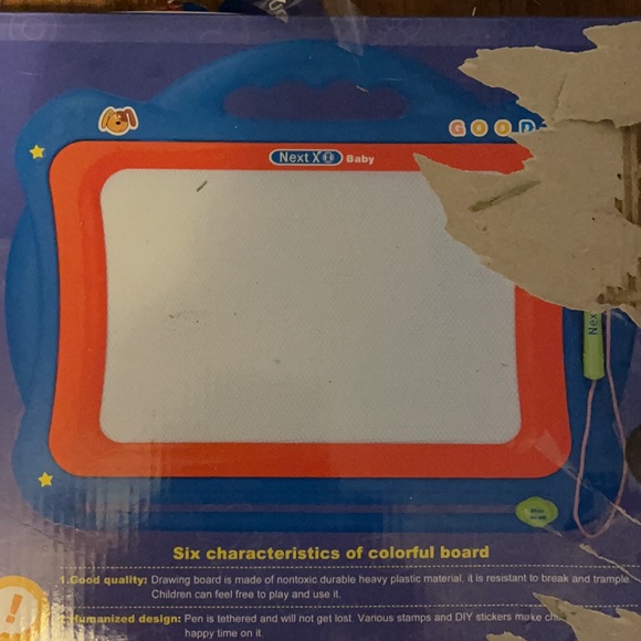 Kids Next X Drawing Board With Stickers, Stamps, A Slide, And Colorful P… - Picture 10 of 13